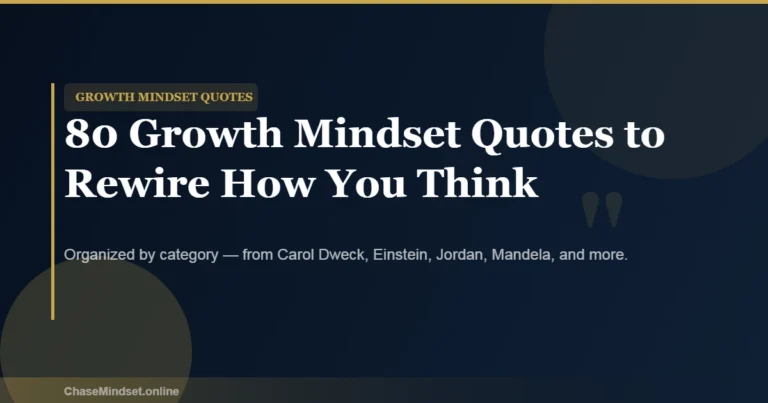 80 Growth Mindset Quotes to Rewire How You Think (2026)